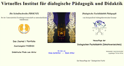 Desktop Screenshot of dialogische-fachdidaktik.de